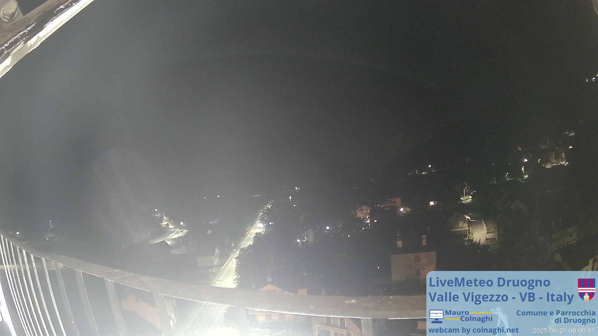 time-lapse frame, Druogno webcam