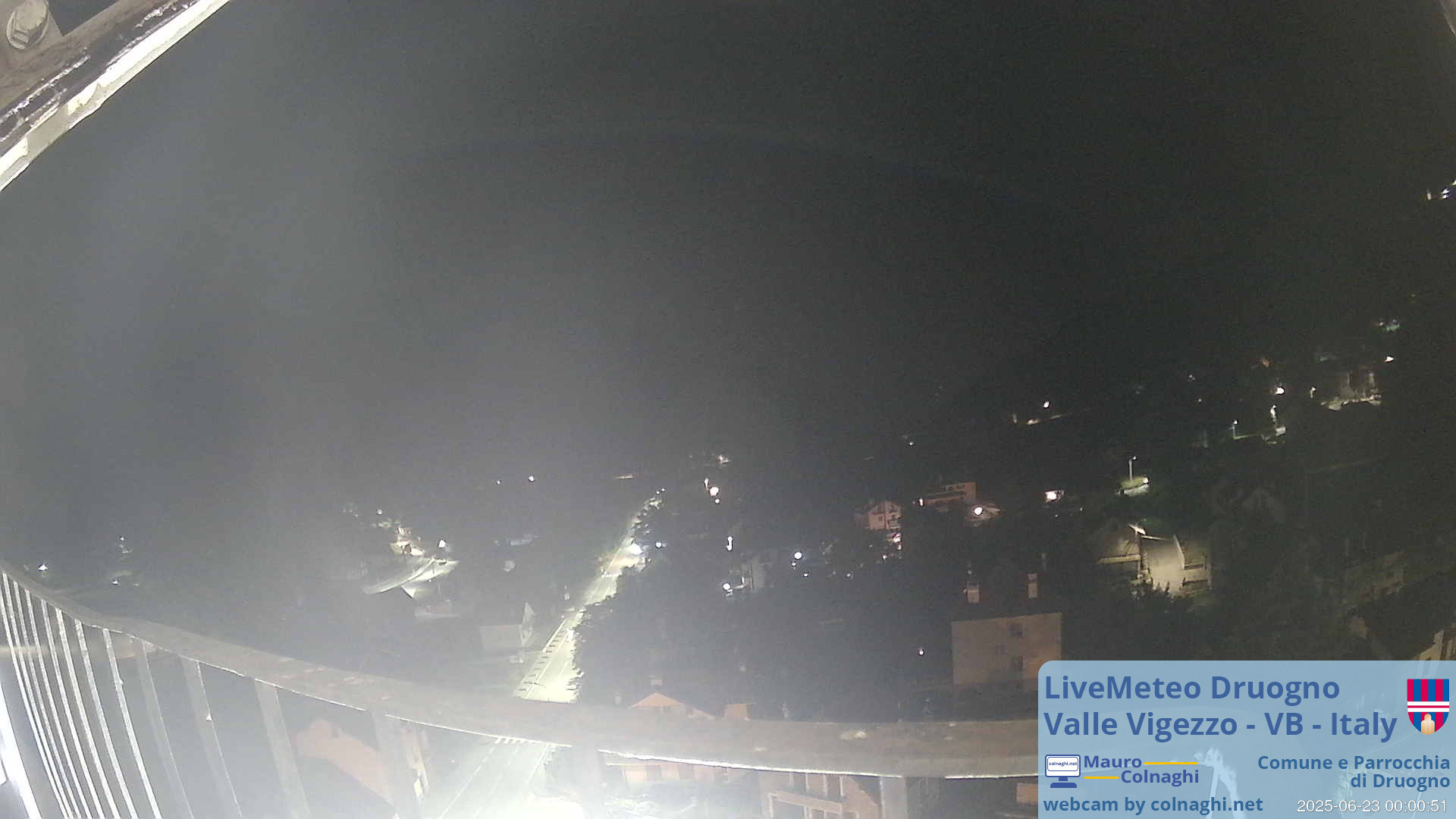 time-lapse frame, Druogno webcam