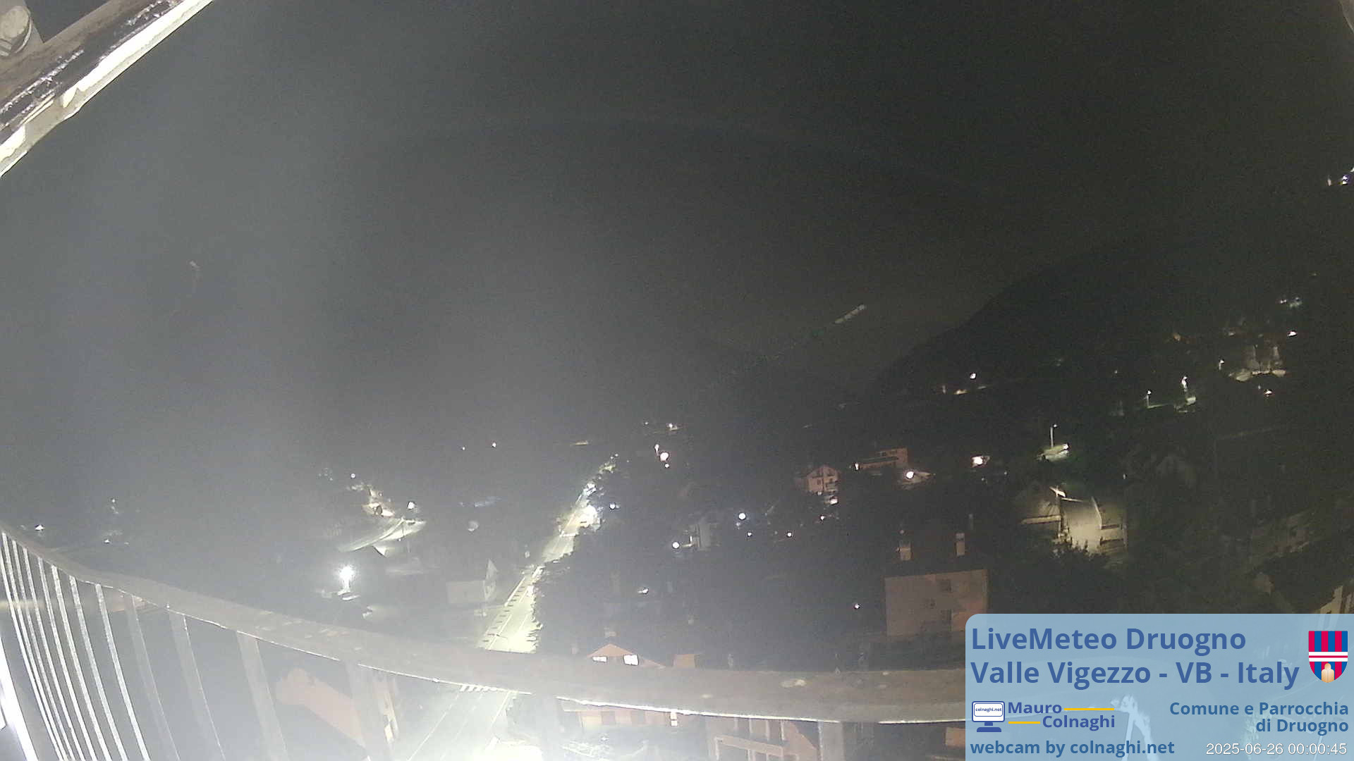 time-lapse frame, Druogno webcam