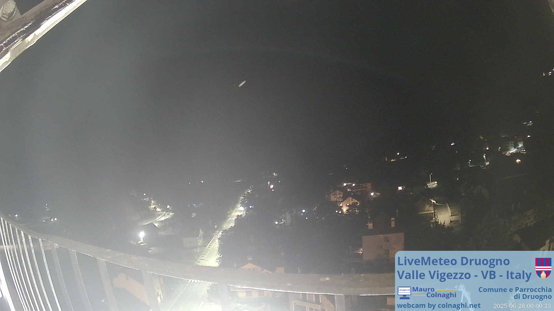 time-lapse frame, Druogno webcam