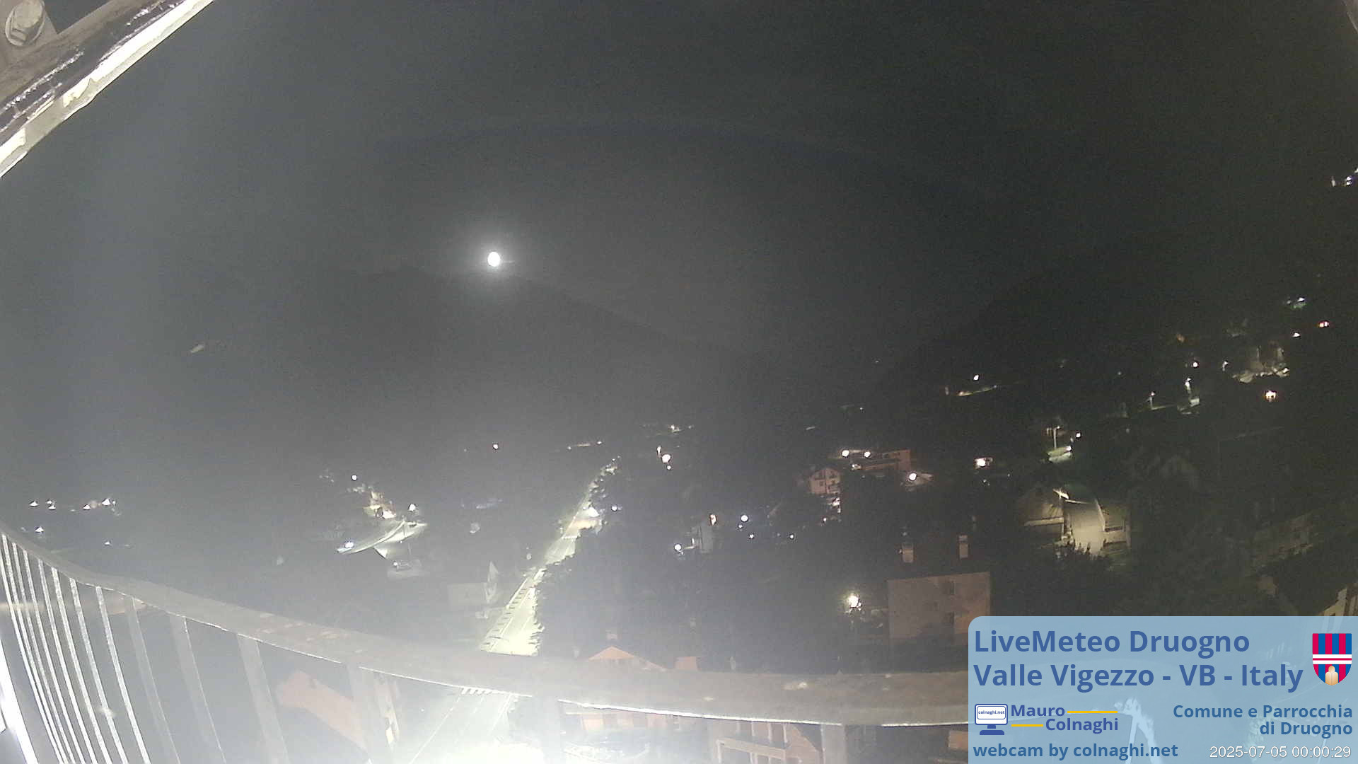 time-lapse frame, Druogno webcam