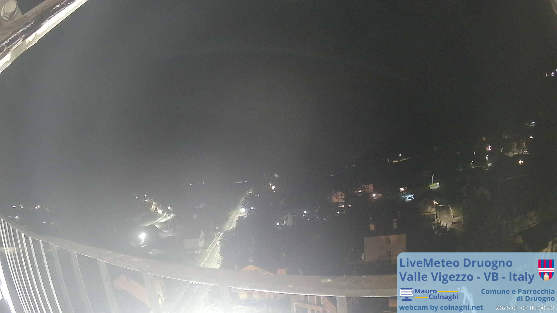 time-lapse frame, Druogno webcam