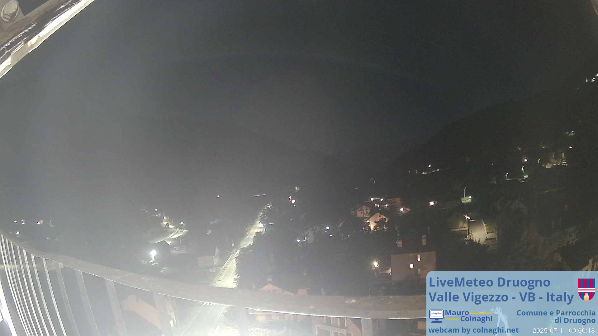 time-lapse frame, Druogno webcam