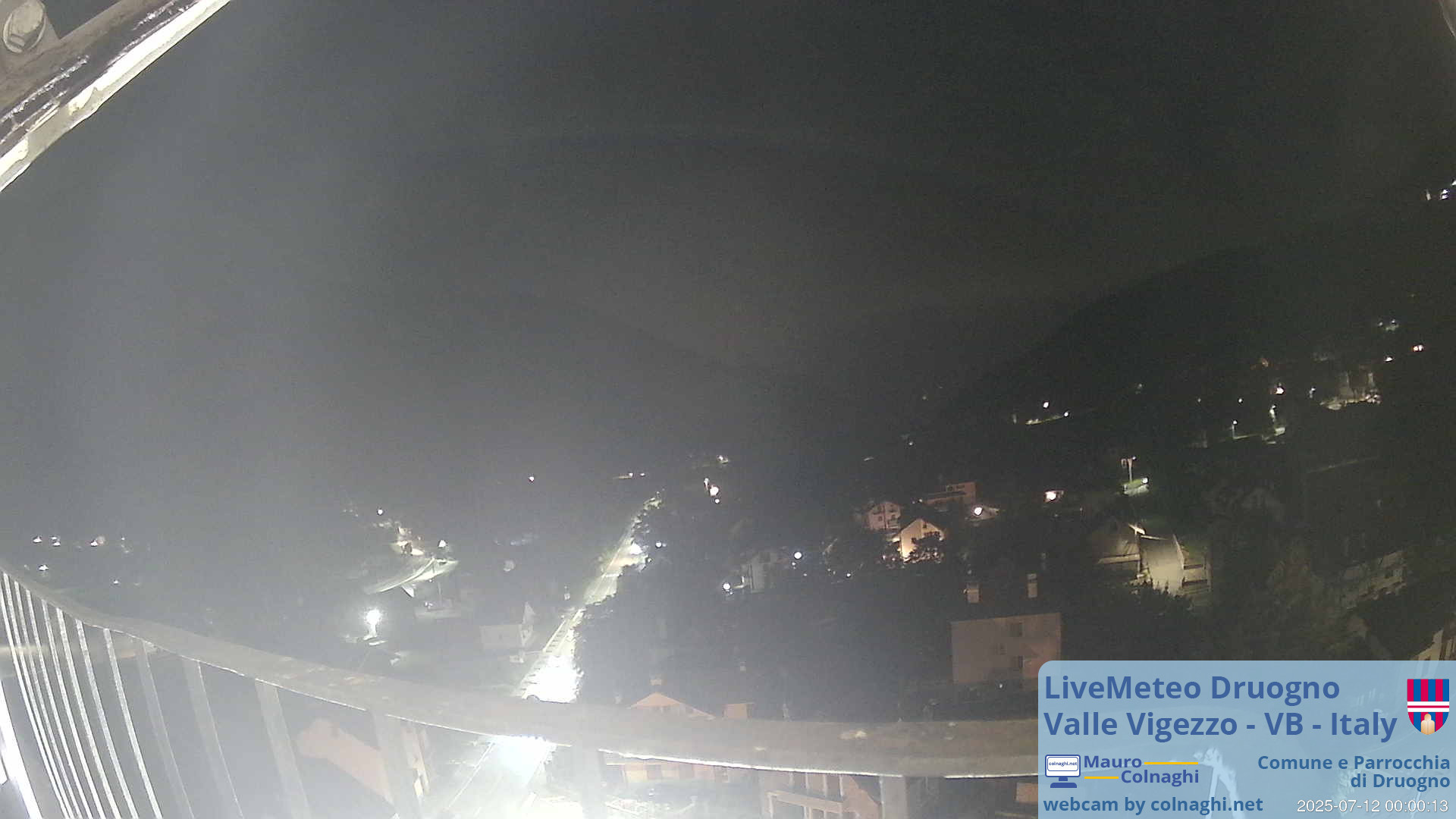 time-lapse frame, Druogno webcam