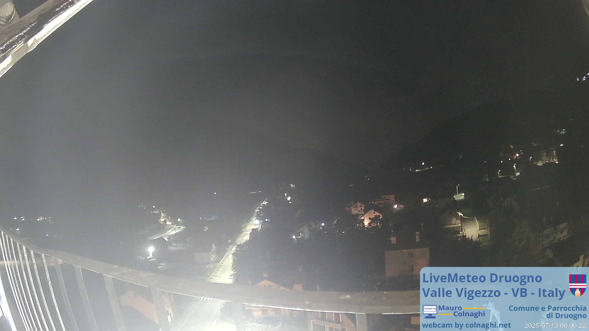time-lapse frame, Druogno webcam