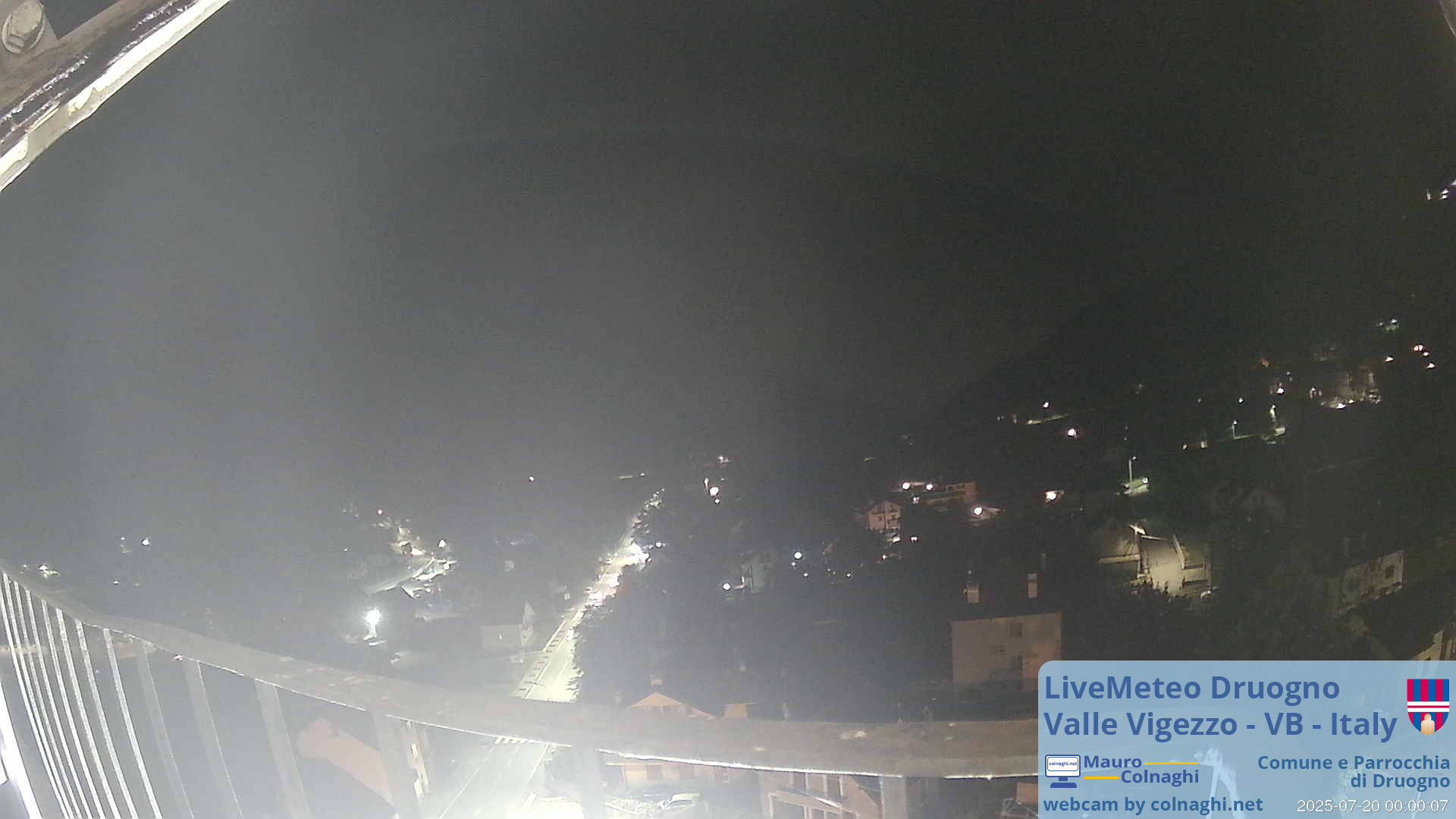 time-lapse frame, Druogno webcam