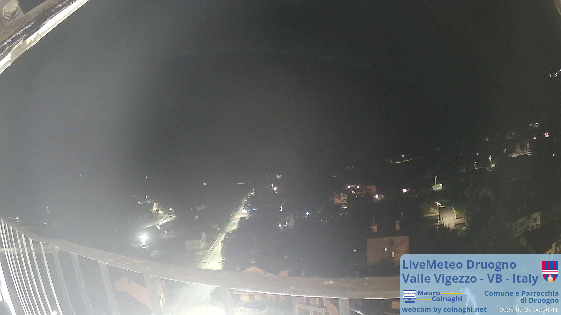 time-lapse frame, Druogno webcam