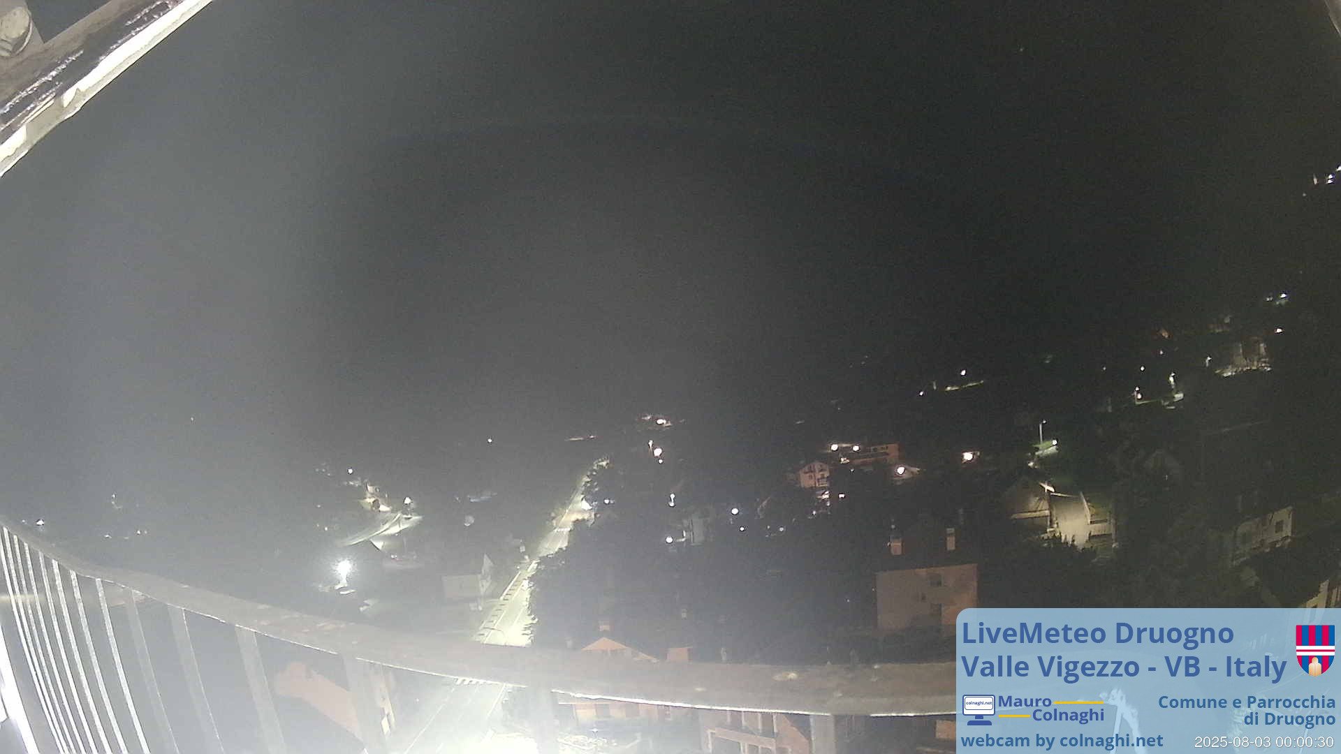 time-lapse frame, Druogno webcam