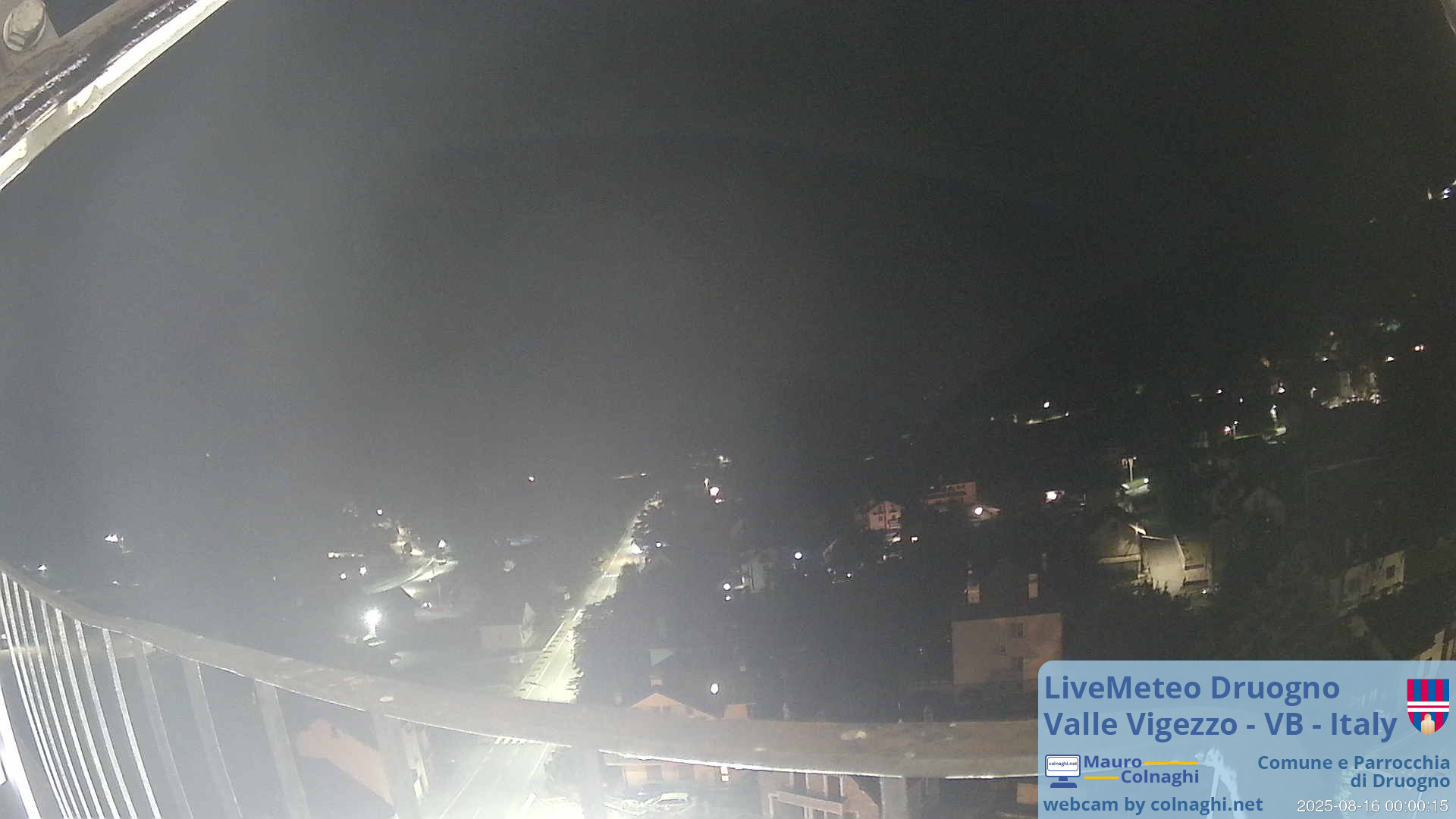 time-lapse frame, Druogno webcam