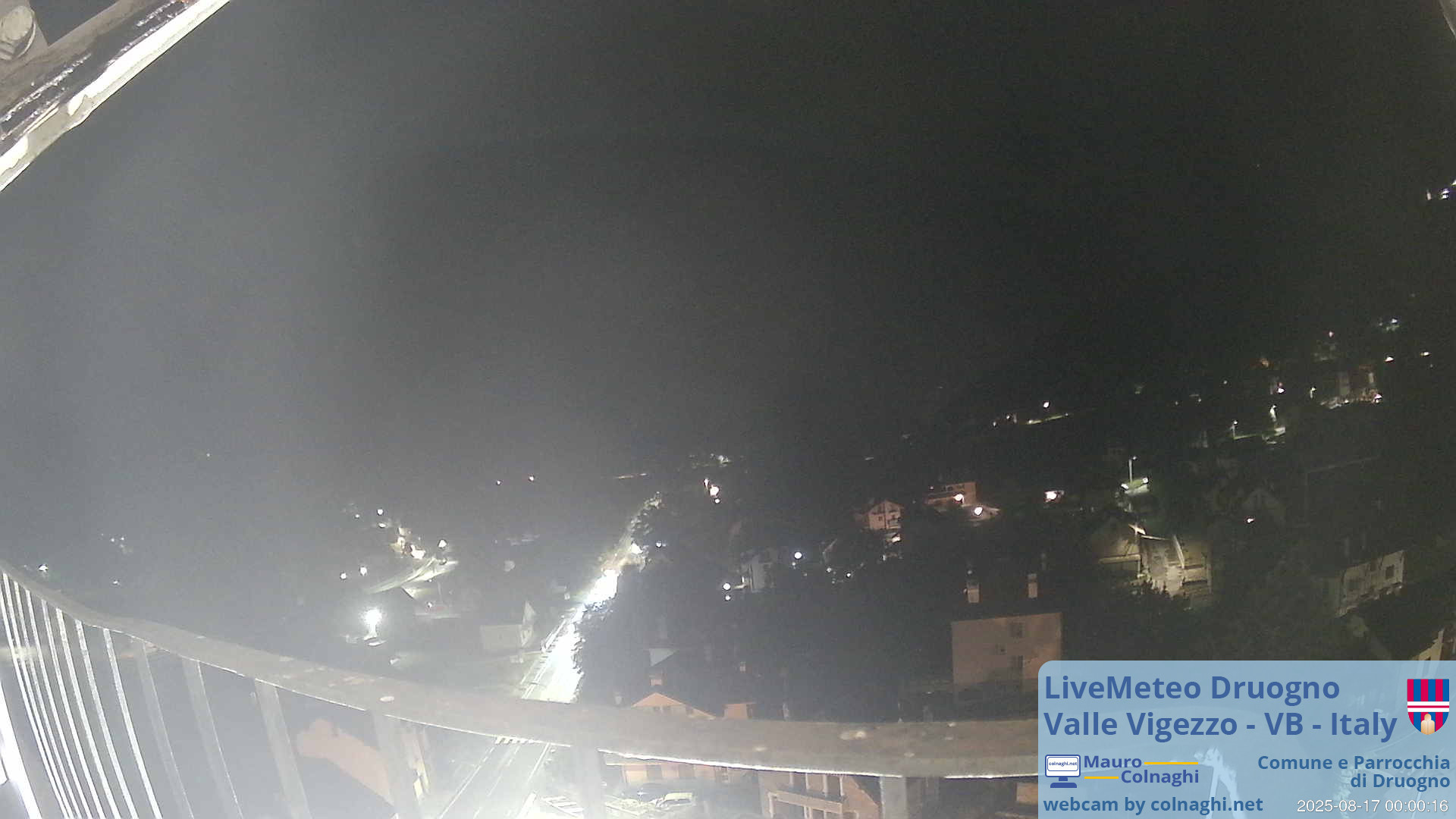 time-lapse frame, Druogno webcam