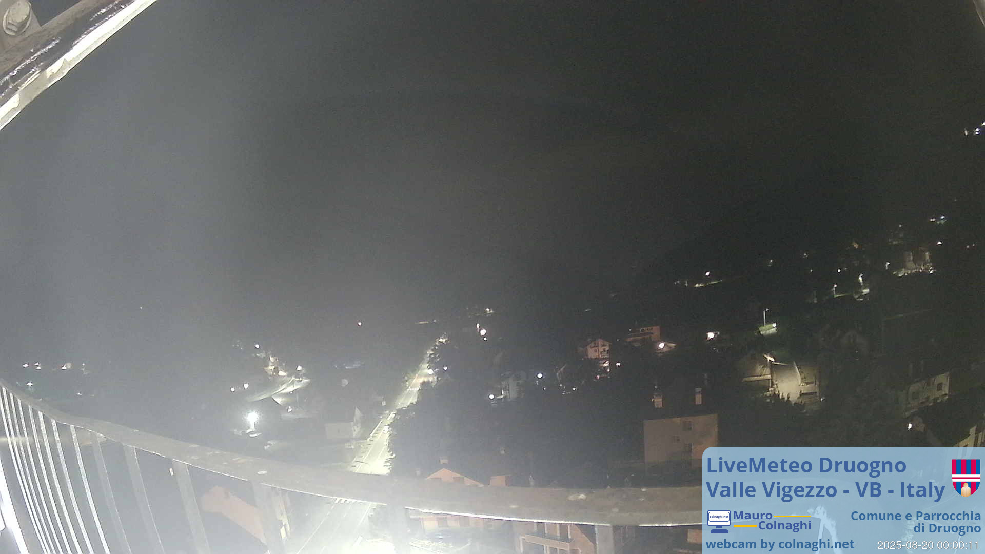 time-lapse frame, Druogno webcam