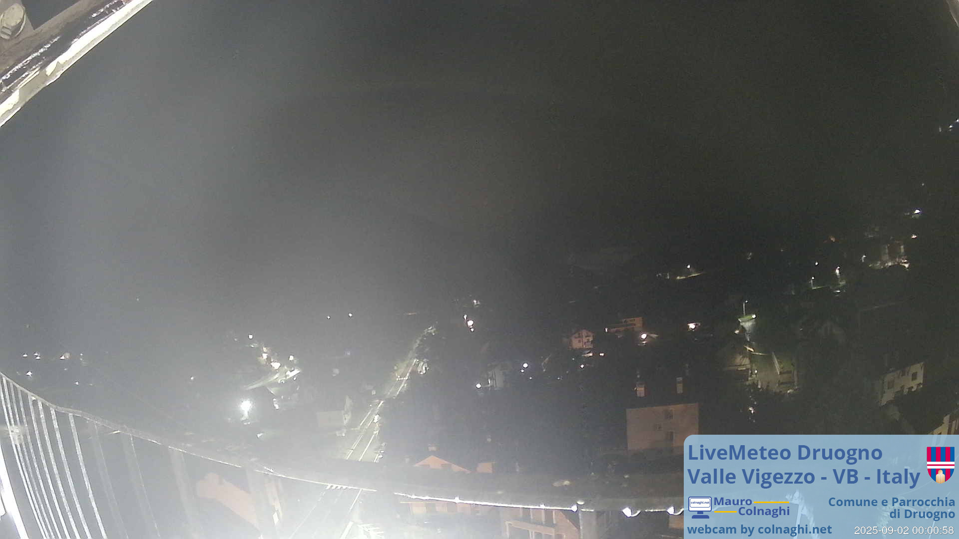 time-lapse frame, Druogno webcam