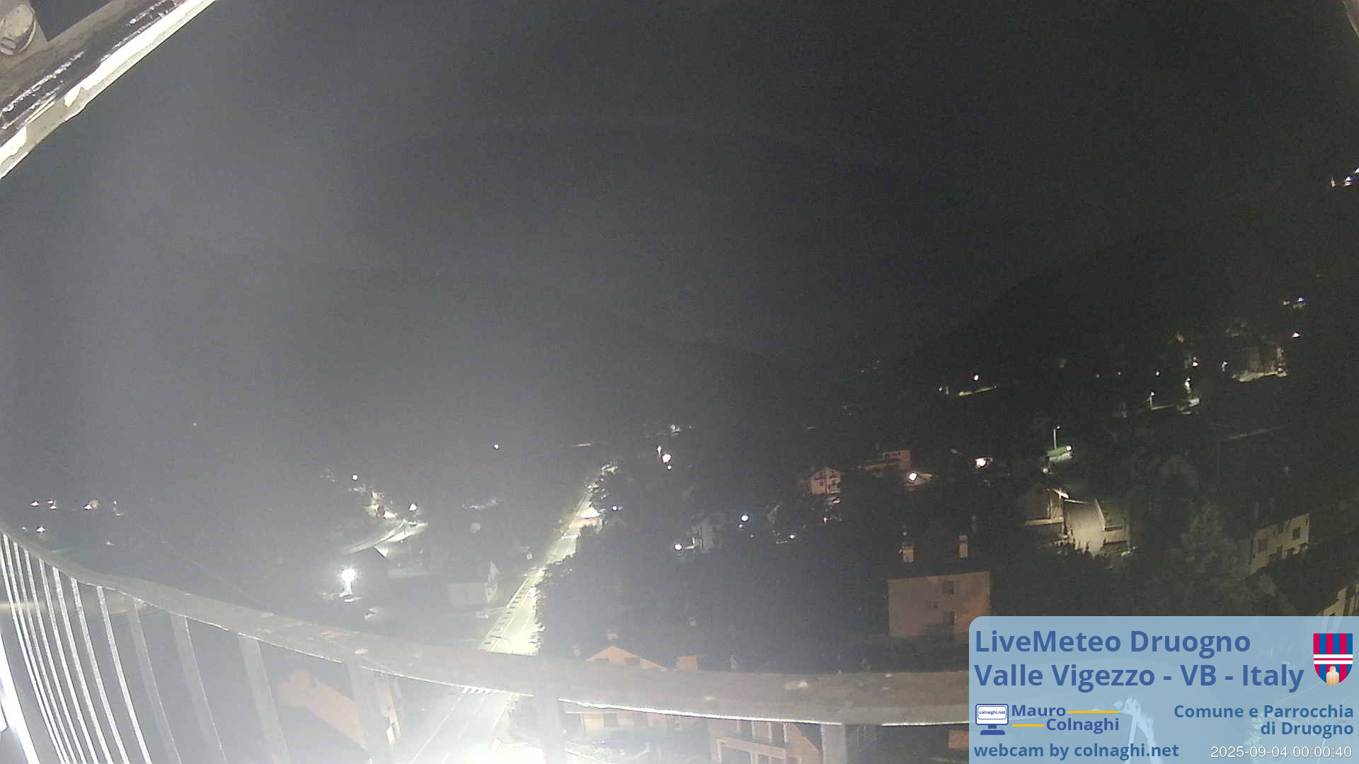 time-lapse frame, Druogno webcam