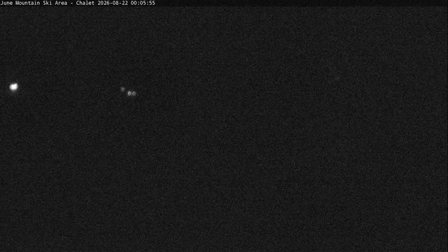 time-lapse frame, Mammoth June Meadows Chalet webcam