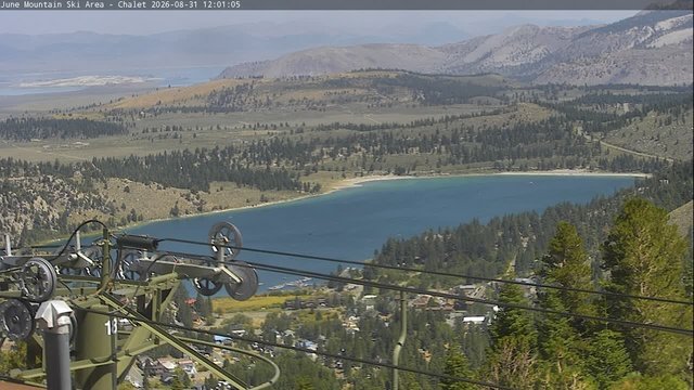 view from Mammoth June Meadows Chalet on 2026-08-31