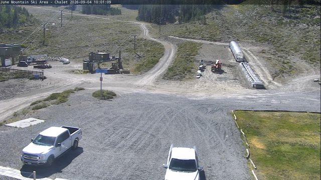 view from Mammoth June Meadows Chalet on 2026-09-04