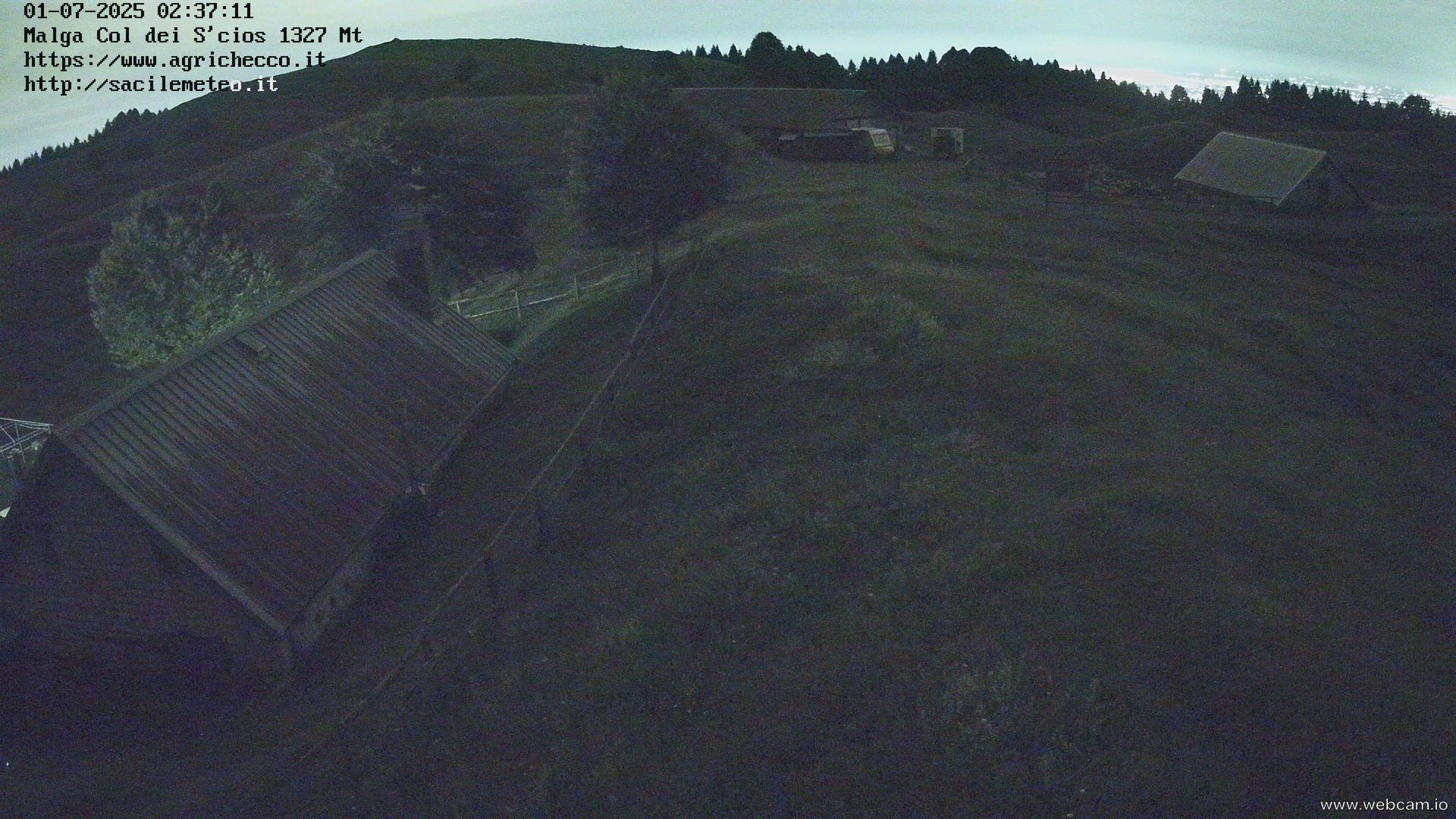time-lapse frame, Malga Col Dei S'cios (PN) 1322m s.l.m. webcam