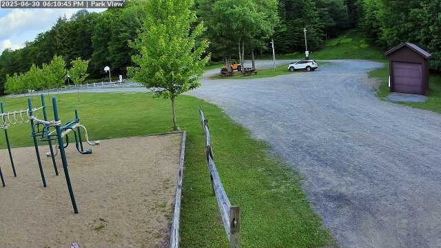 time-lapse frame, Inlet Fern Park Sledding webcam