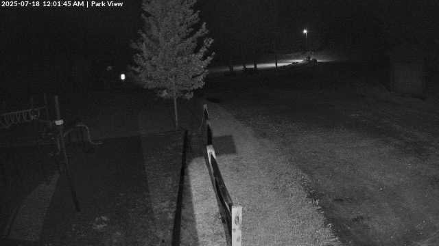 time-lapse frame, Inlet Fern Park Sledding webcam