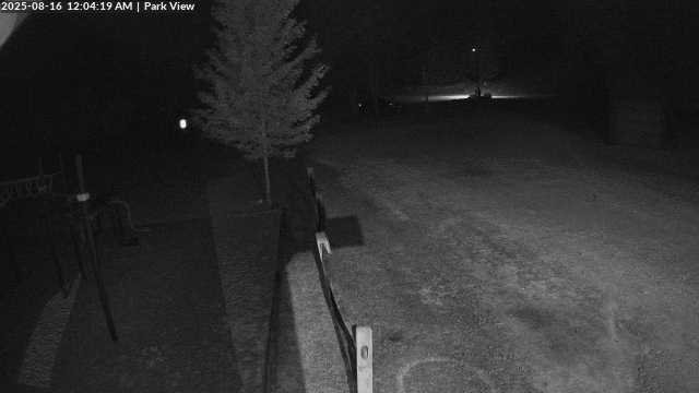 time-lapse frame, Inlet Fern Park Sledding webcam