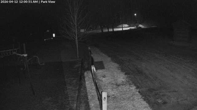 time-lapse frame, Inlet Fern Park Sledding webcam