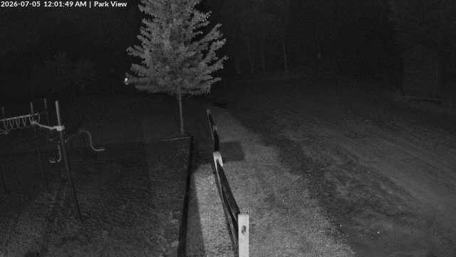 time-lapse frame, Inlet Fern Park Sledding webcam