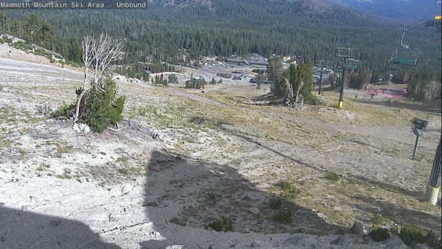 time-lapse frame, Mammoth Chair 6 webcam