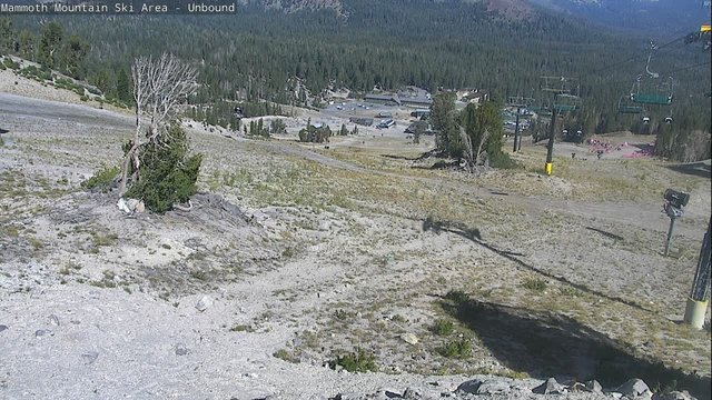 view from Mammoth Chair 6 on 2026-09-04