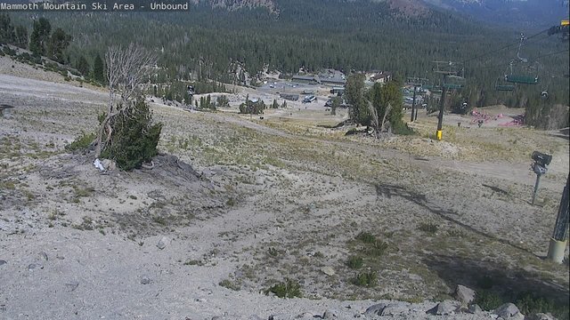 view from Mammoth Chair 6 on 2026-09-04