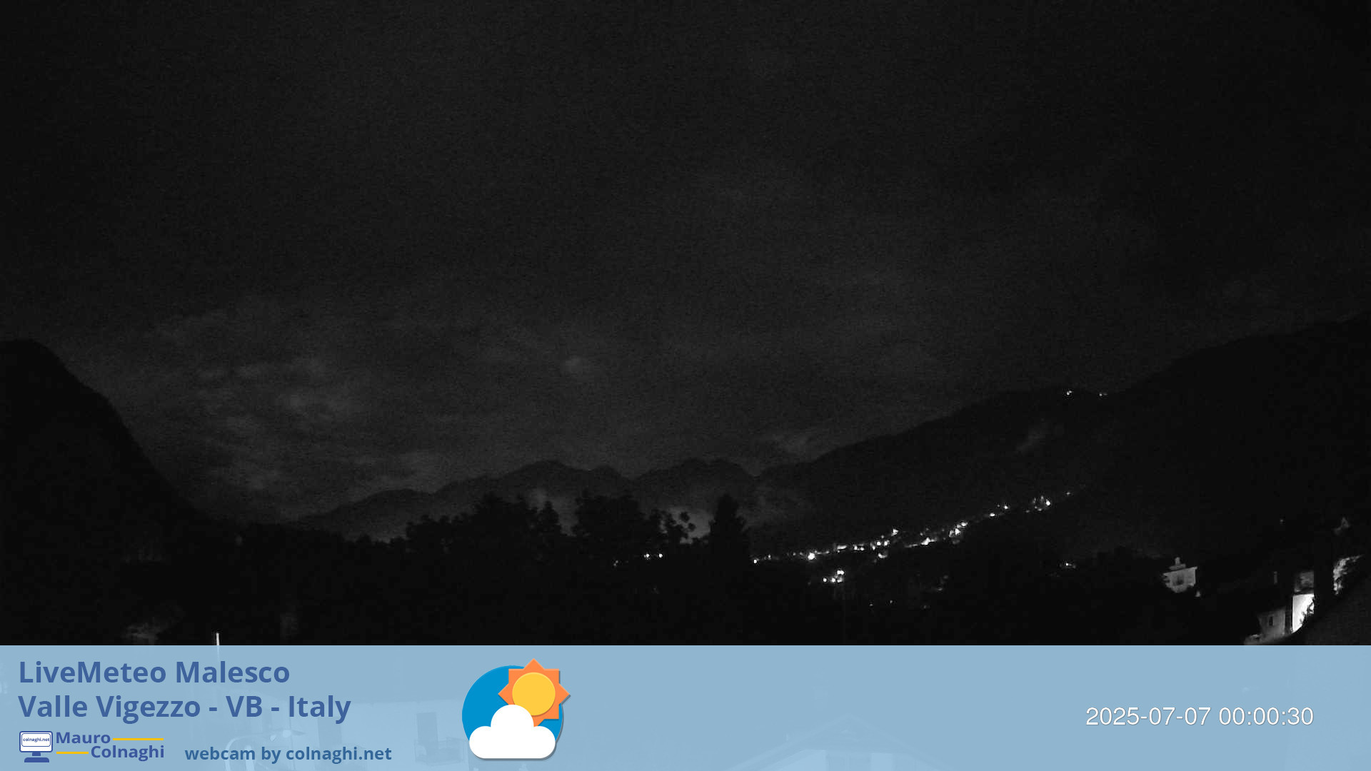 time-lapse frame, Malesco 2 webcam