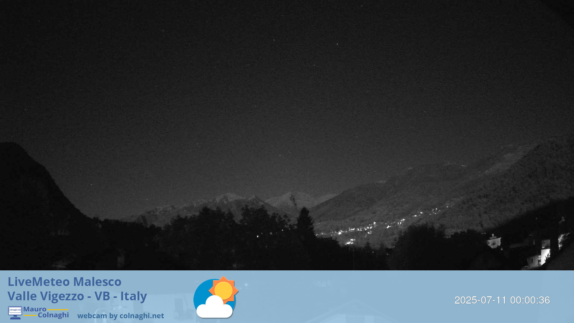 time-lapse frame, Malesco 2 webcam