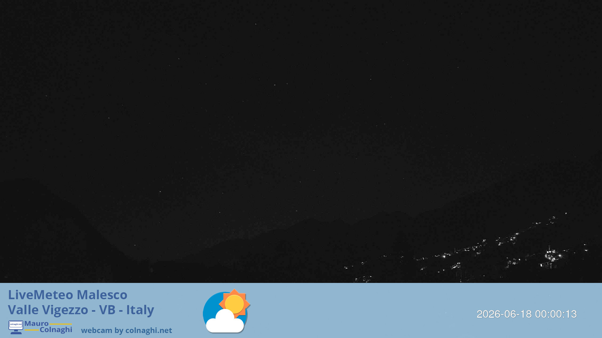 time-lapse frame, Malesco 2 webcam