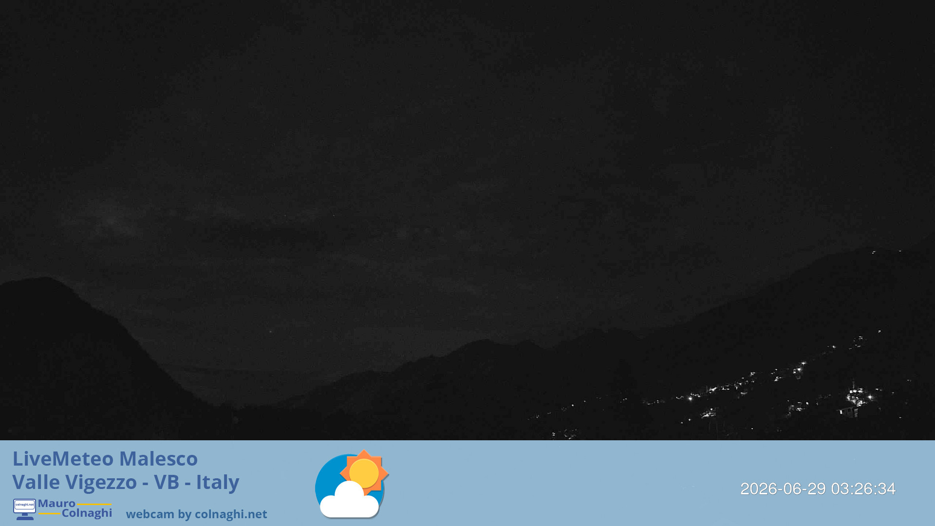 time-lapse frame, Malesco 2 webcam