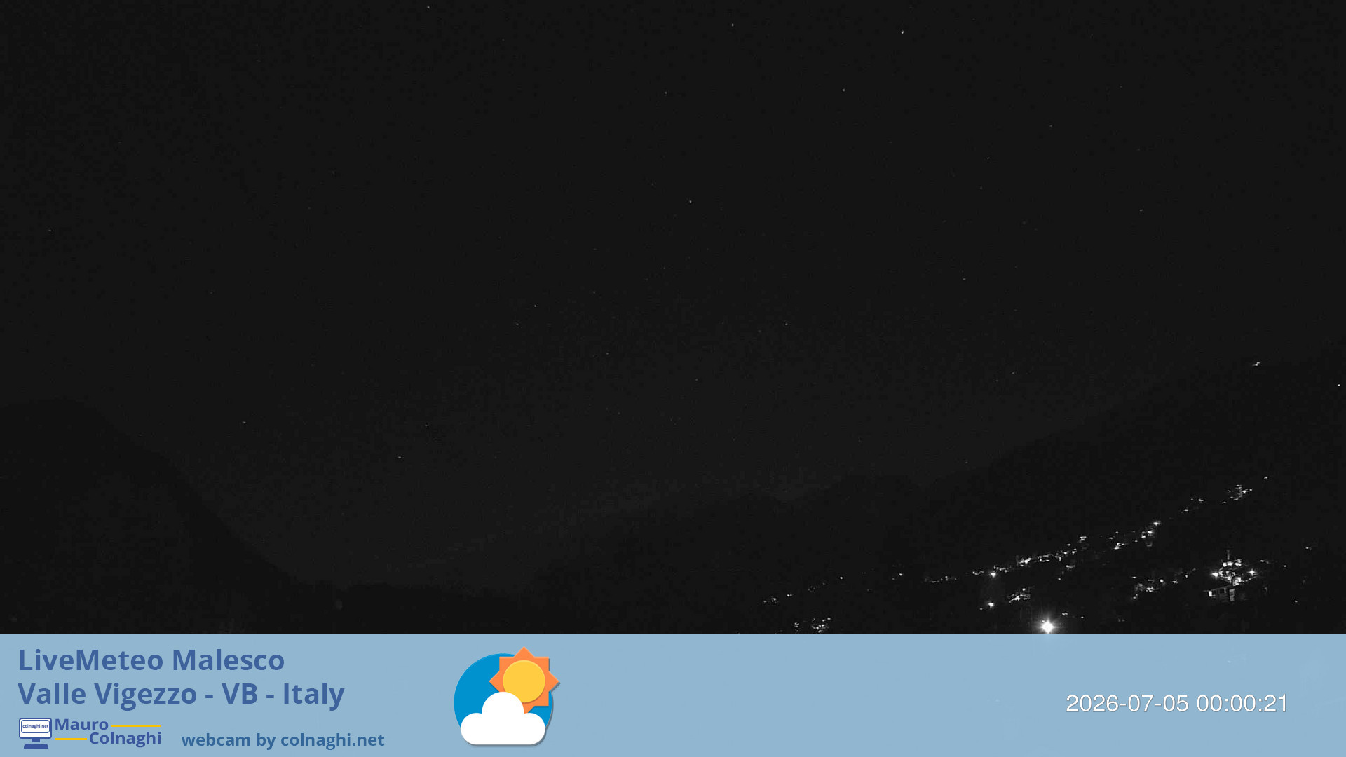 time-lapse frame, Malesco 2 webcam