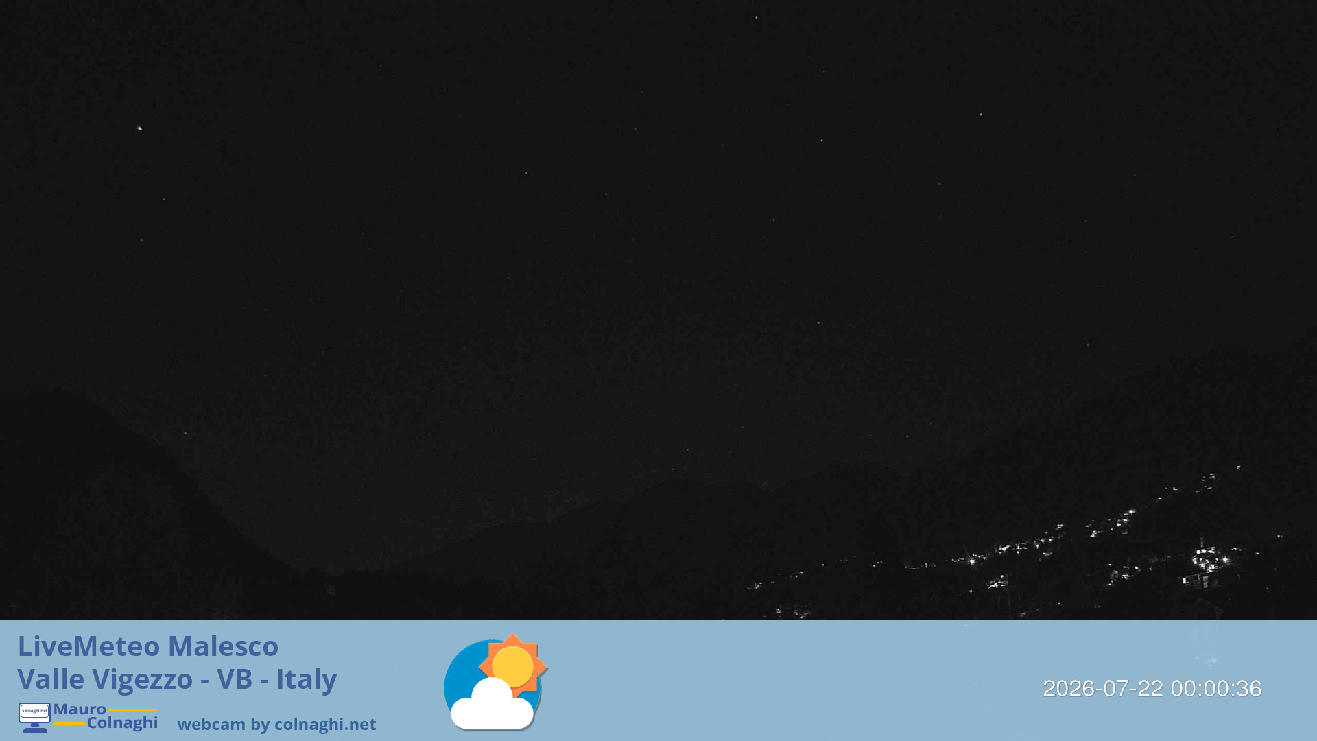 time-lapse frame, Malesco 2 webcam