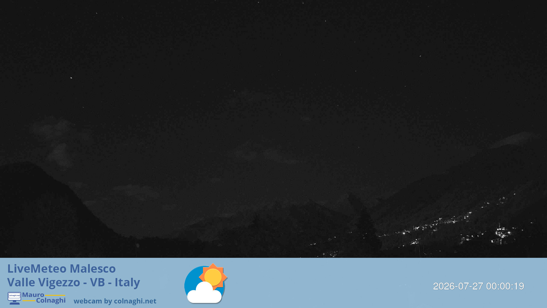 time-lapse frame, Malesco 2 webcam