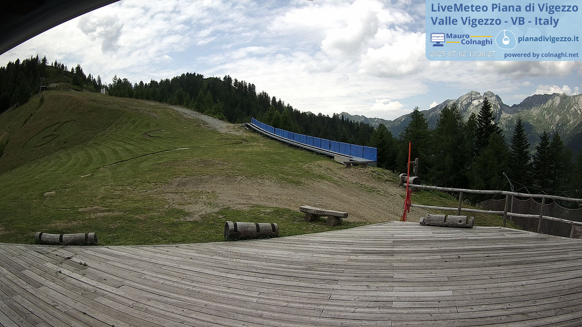 time-lapse frame, Piana di Vigezzo 2 webcam