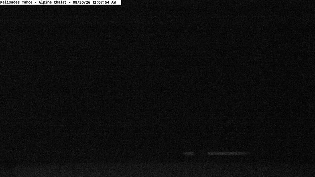 time-lapse frame, Palisades Tahoe Alpine Chalet webcam