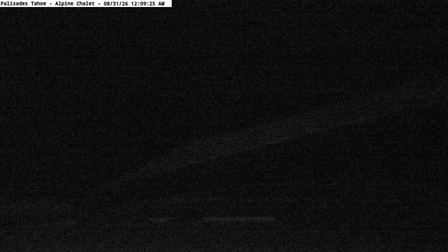 time-lapse frame, Palisades Tahoe Alpine Chalet webcam