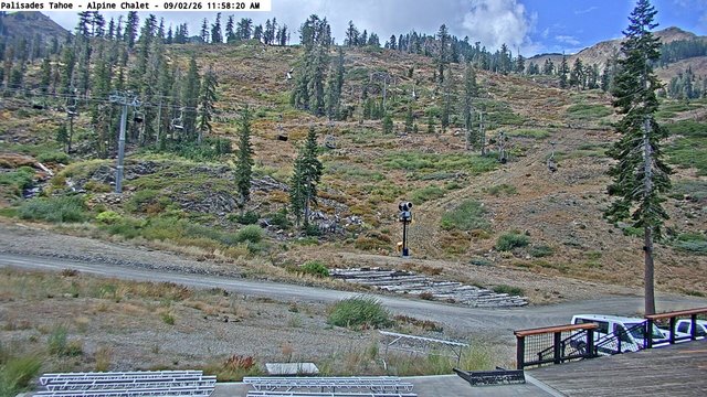 view from Palisades Tahoe Alpine Chalet on 2026-09-02