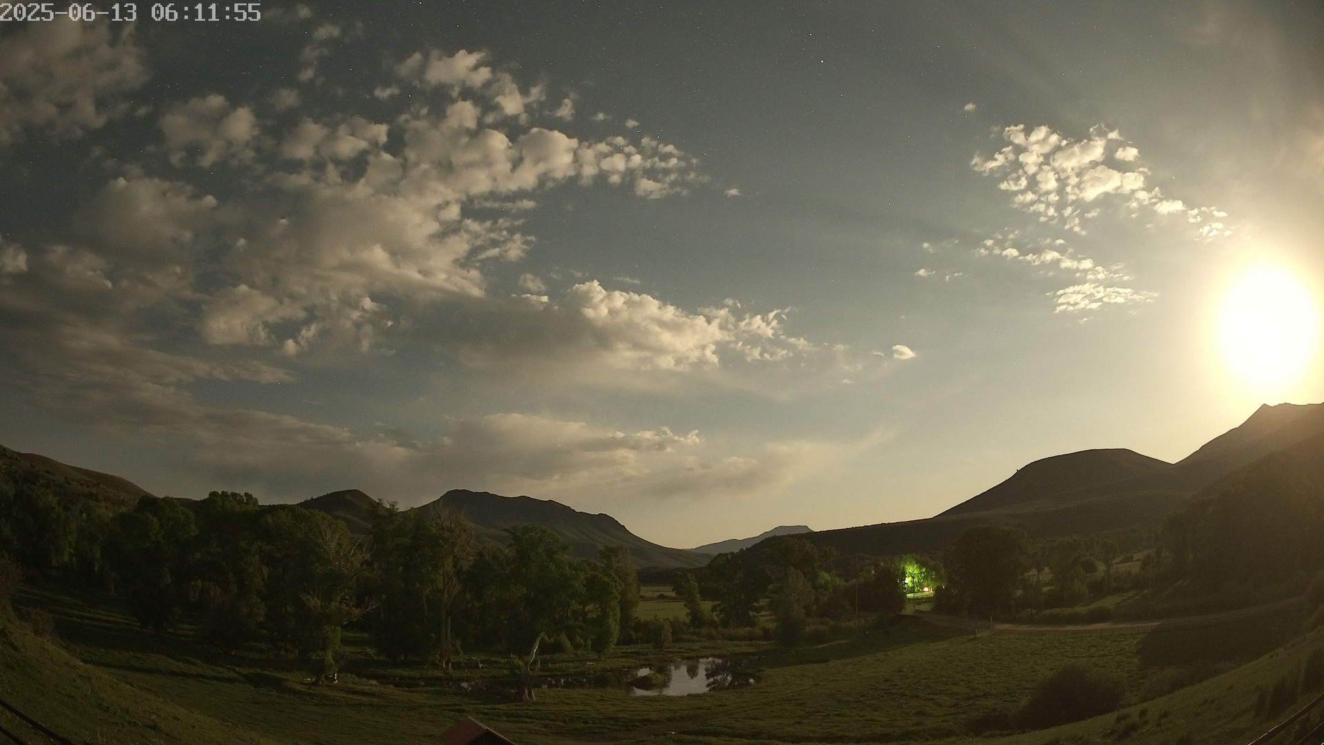 time-lapse frame, Sierra Madre Cam webcam