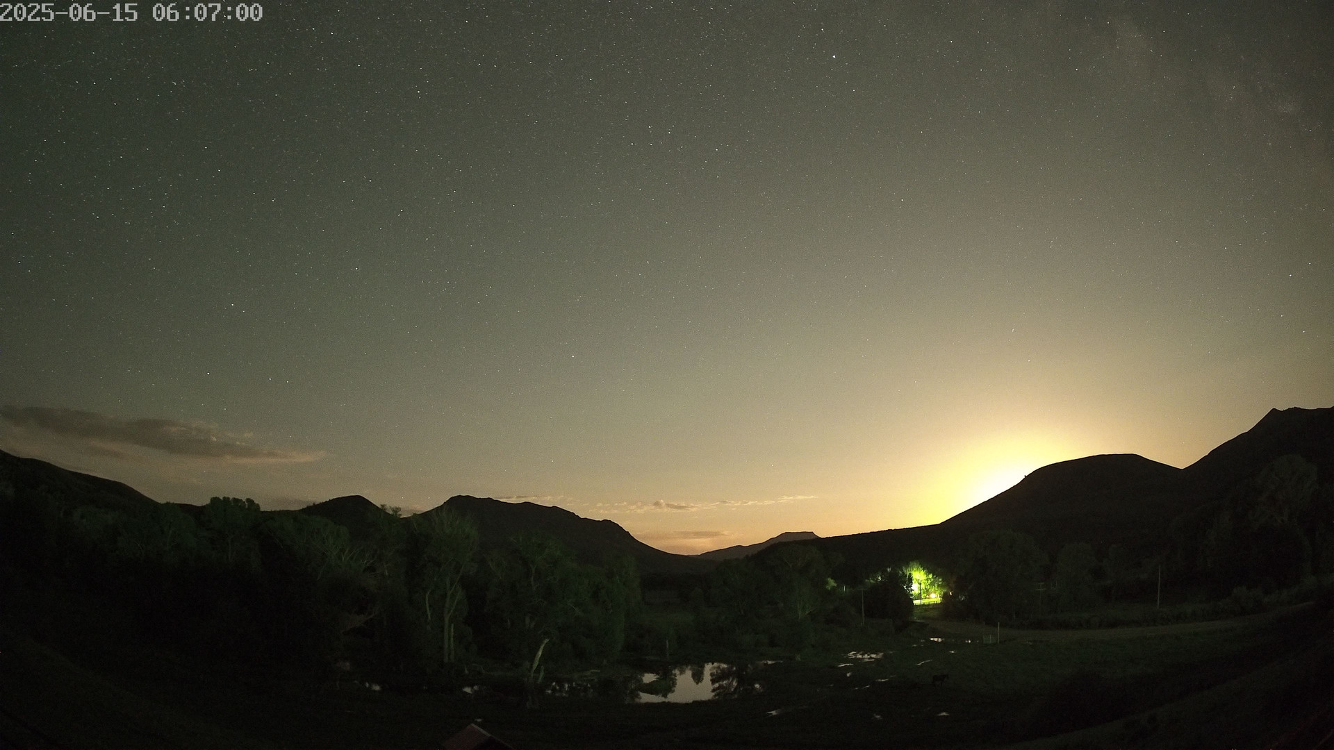 time-lapse frame, Sierra Madre Cam webcam