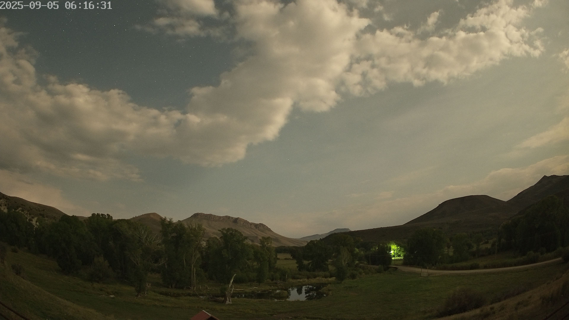 time-lapse frame, Sierra Madre Cam webcam
