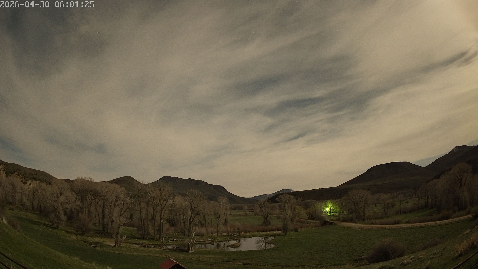 time-lapse frame, Sierra Madre Cam webcam