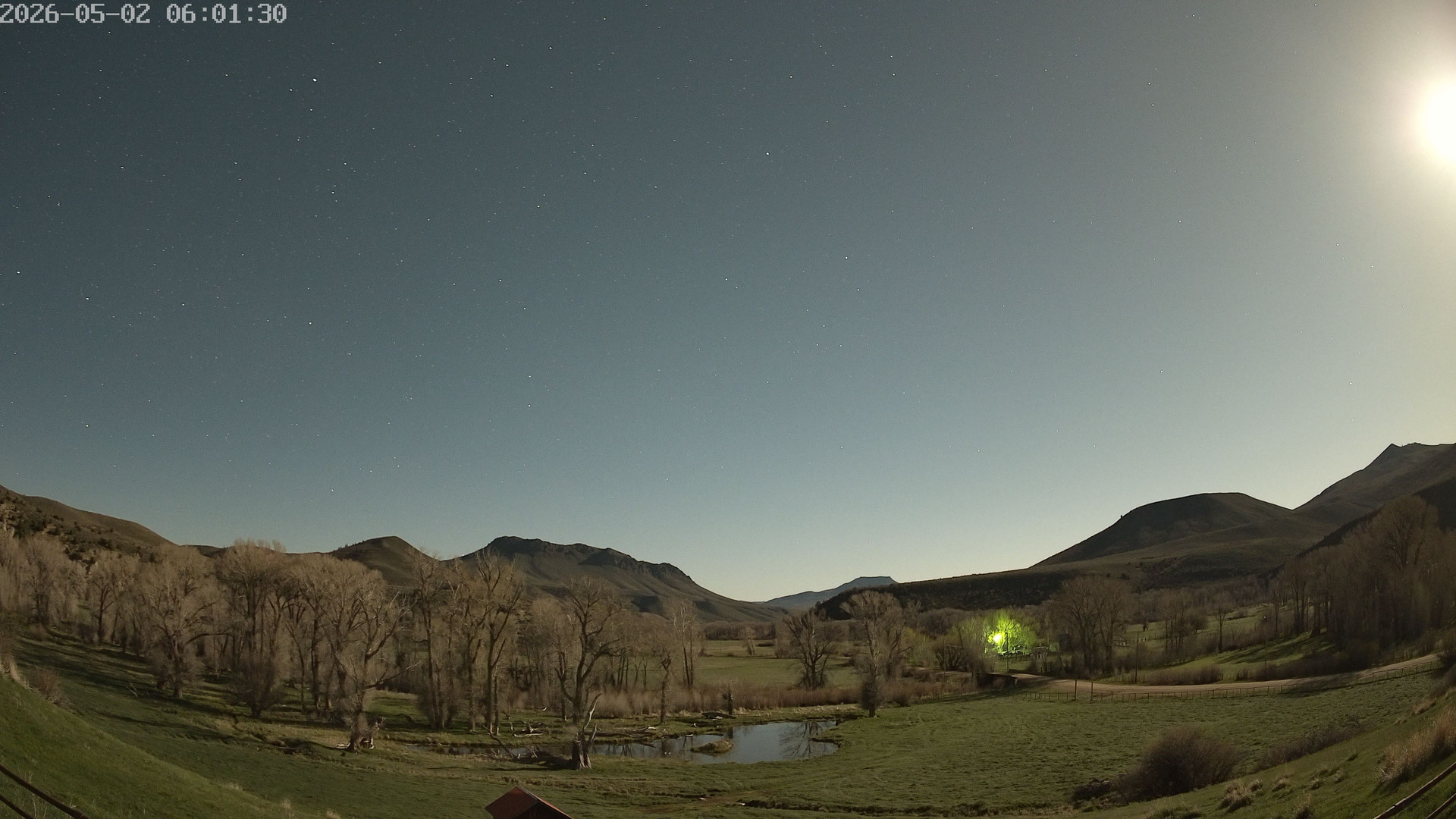 time-lapse frame, Sierra Madre Cam webcam
