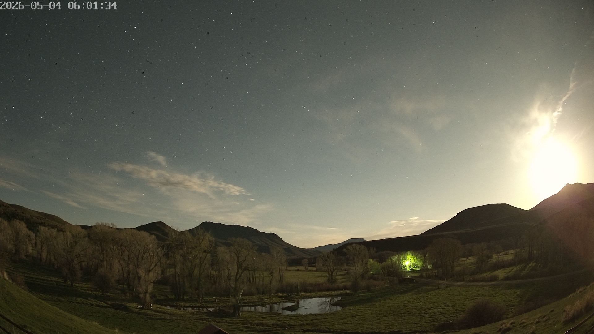 time-lapse frame, Sierra Madre Cam webcam