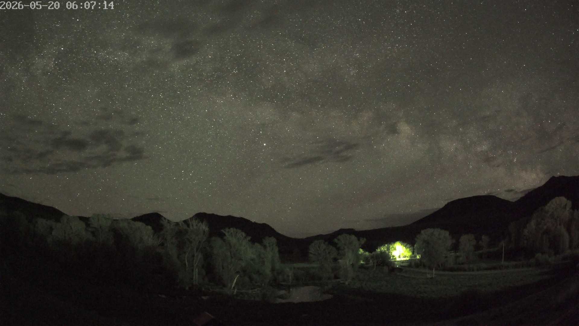 time-lapse frame, Sierra Madre Cam webcam