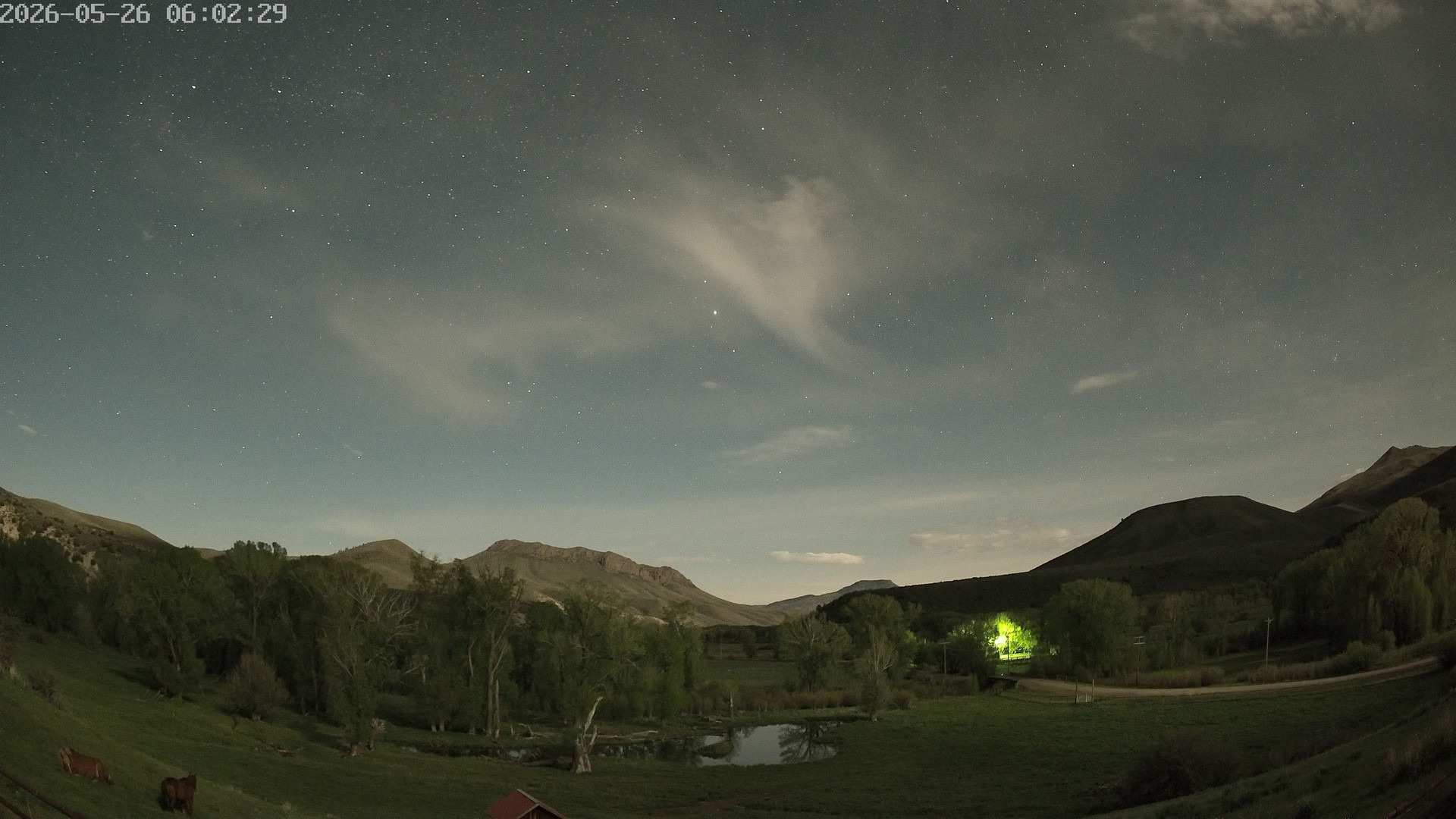 time-lapse frame, Sierra Madre Cam webcam