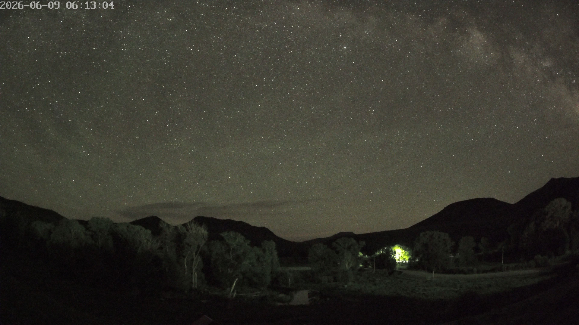 time-lapse frame, Sierra Madre Cam webcam