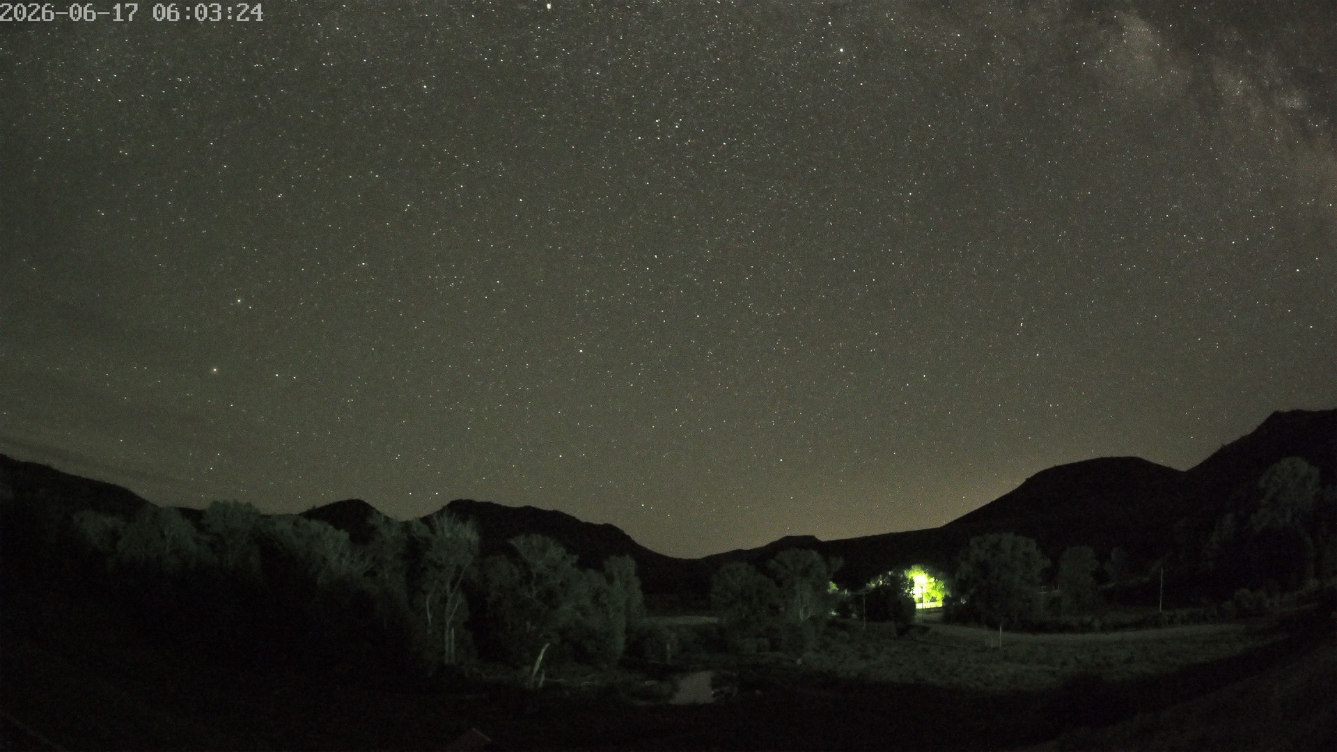 time-lapse frame, Sierra Madre Cam webcam
